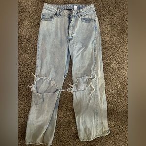 Flattering in the hips baggy jeans